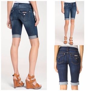 Hudson Jeans Bermuda Shorts Palerme Knee Cuffed Shorts 25